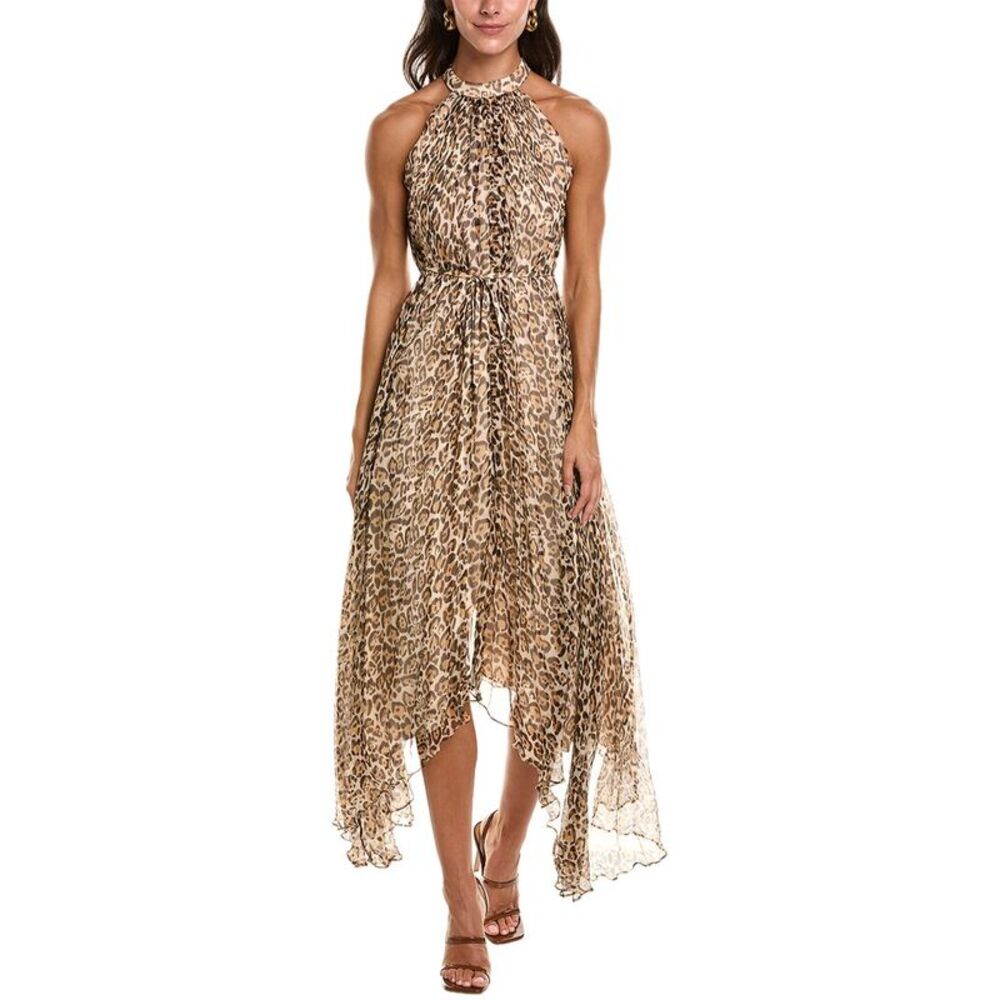 Saloni Womens  Irina Gown, Brown